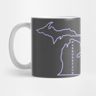 Harbor Beach MI Love (Lavendar) Mug